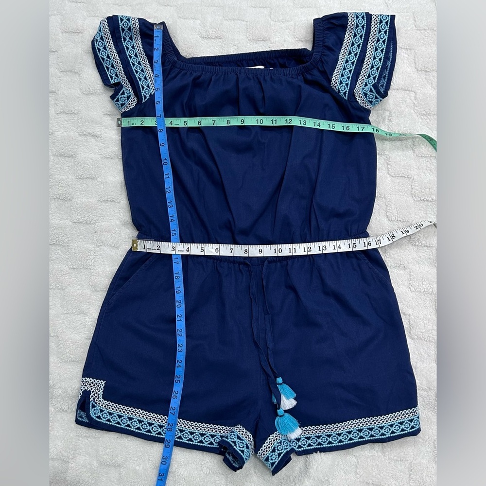 Vineyard Vines Embroidered
Romper Womens Size S 
 Blue - Picture 4 of 8
